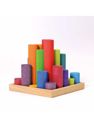 Grimm's Große Bauwalzen Regenbogen ab 1 Jahr in bunt