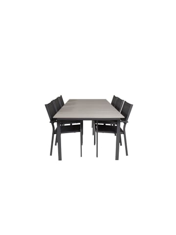 ebuy24 Gartenset Levels Schwarz 229 x 100 cm