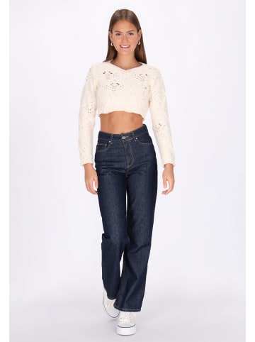 myMo Women Sweater in offwhite multicolor