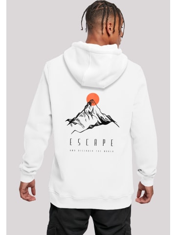 F4NT4STIC Hoodie Escape Discover the World Mountain in weiß