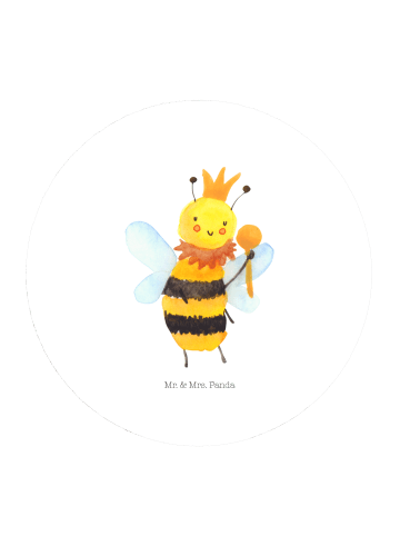 Mr. & Mrs. Panda magnet Biene König ohne Spruch in Weiß