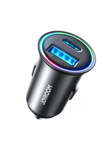 COFI 1453 Zigarettenanzünder-Ladegerät Joyroom JR-CCN04 60W USB-A USB-C in Schwarz
