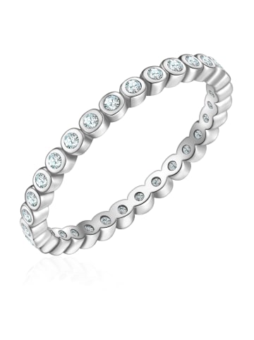 Glanzstücke München Ring aus Sterling Silber mit Zirkonia in silber