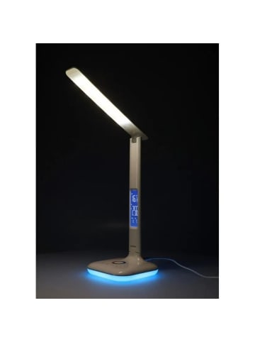 Maxcom Maxcom TimeGlow 7W Multifunktions-LED-Tischlampe Weiß in Weiß