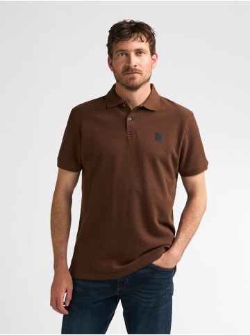 Petrol Industries Piqué-Poloshirt aus Baumwolle millhouse in Braun