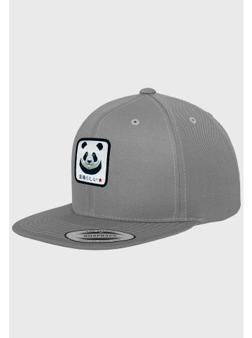 F4NT4STIC Snapback Cap Panda in silver