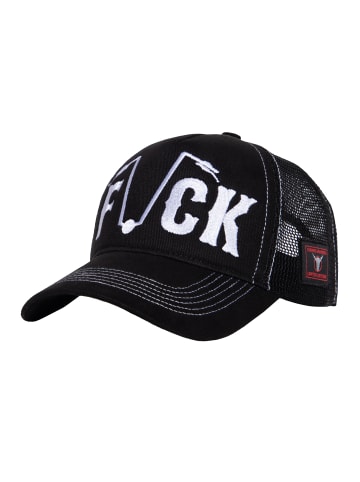King Kerosin King Kerosin Trucker Cap F*ck in schwarz