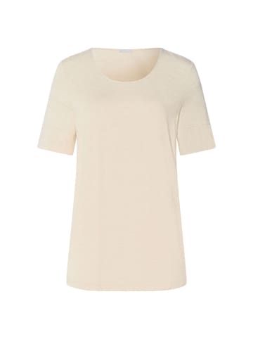 Hanro T-Shirt Natural Elegance in summer sand melange