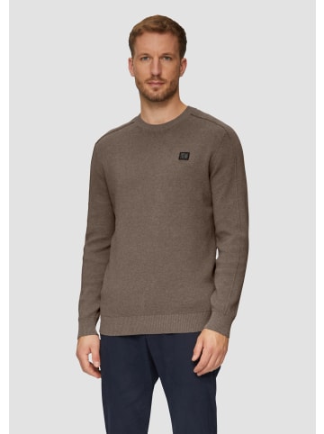 s.Oliver Strickpullover langarm in Braun