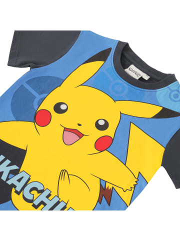 Pokémon Pokemon T-Shirt mit Pikachu Design in grau