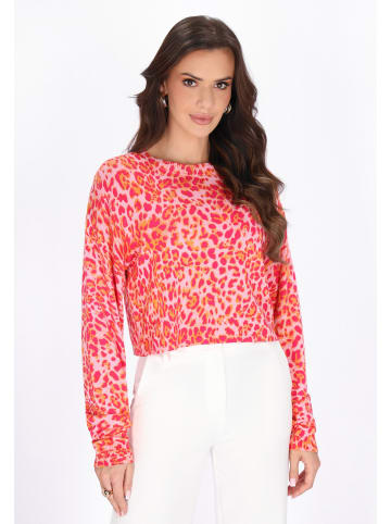faina Women Sweater in pink magenta orange