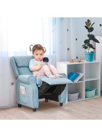 HOMCOM Kindersofa Blau