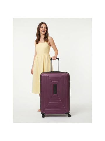 Redolz Essentials 14 4 Rollen Trolley L 77 cm mit Dehnfalte in aubergine metallic