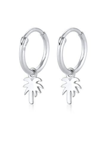Elli Ohrringe 925 Sterling Silber Palme in Silber