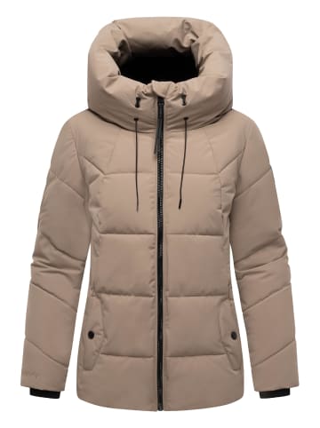 Marikoo Winterjacke Kuscheltatze XVI in Taupe Grey
