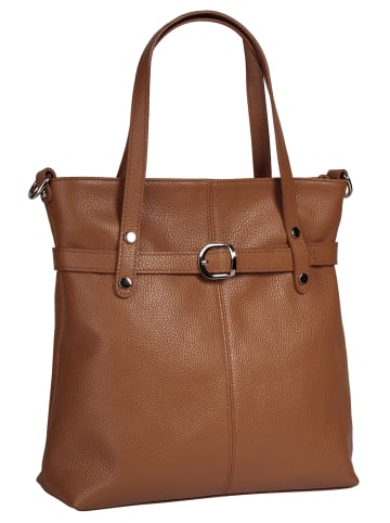 Cluty Shopper echt Leder in cognac