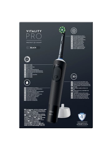 Oral-B Elektr. Zahnbürste "Vitality Pro + 2. Handstück" +20 Bürsten "Pro - CrossAction"