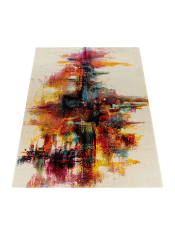 KADIMA DESIGN Teppich Kurzflor Abstrakt Wohnzimmer in Mehrfarbig