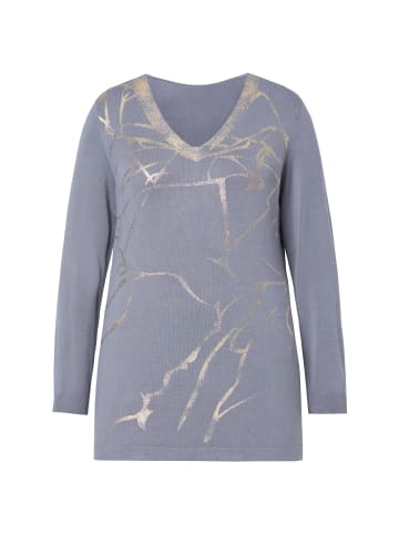 MIAMODA Pullover in bleigrau
