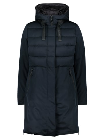 AMBER & JUNE Winterjacke Kunstdaune in Dunkelblau