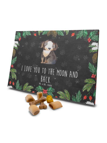 Mr. & Mrs. Panda Hunde Adventskalender Hund Entspannen mit Spruch in Kreidetafel