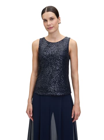 Vera Mont Pailletten-Top ohne Arm in Night Sky