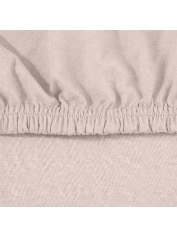 Traumschloss Exclusiv Edel-Jersey Spannbettlaken in stein