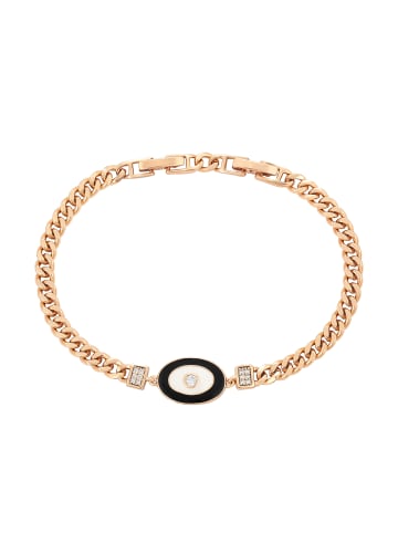 faina Women Bracelet in Rose Gold Black