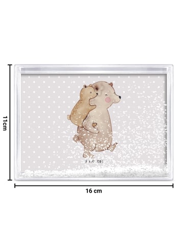Mr. & Mrs. Panda Bilderrahmen Papa Bär ohne Spruch in Grau Pastell