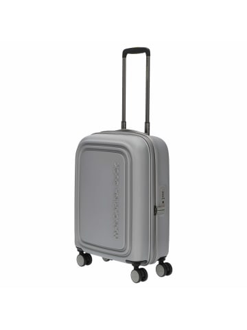 Mandarina Duck Logoduck+ - 4-Rollen-Kabinentrolley 55 cm S (silver) in silver