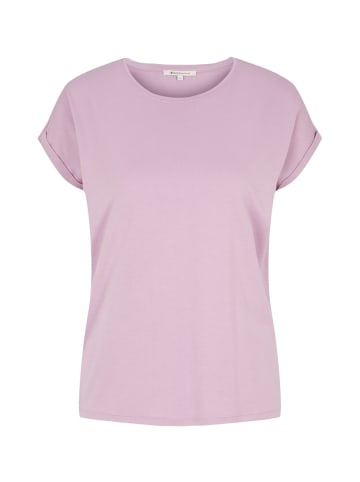 TOM TAILOR Denim T-Shirt FLUENT BASIC in Rosa