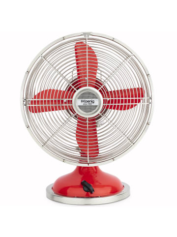 HKoenig Tischventilator JOE50  in Rot