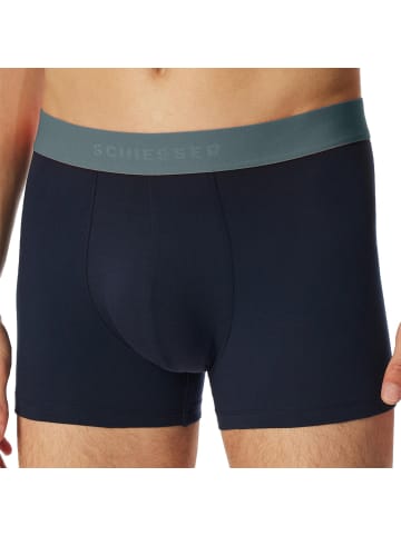Schiesser Boxershort 3er Pack in Schwarz/Braun/Grau