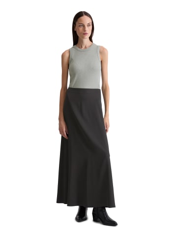 Marc O'Polo Langer Satinrock ausgestellt in night grey