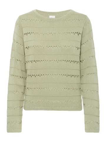 ICHI Strickpullover in Grün