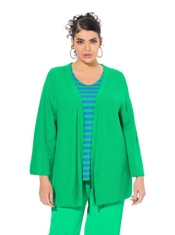 Ulla Popken Strickjacke in naturgrün