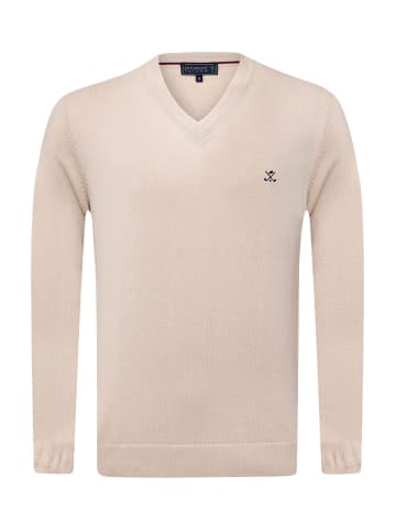 SIR RAYMOND TAILOR Strickpullover Los Angeles in Light Beige