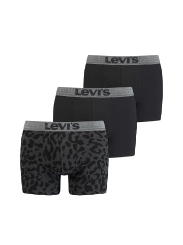 Levi´s BoxershortsLEVIS Men Giftbox Leopard Boxer Brief 3PinBlack