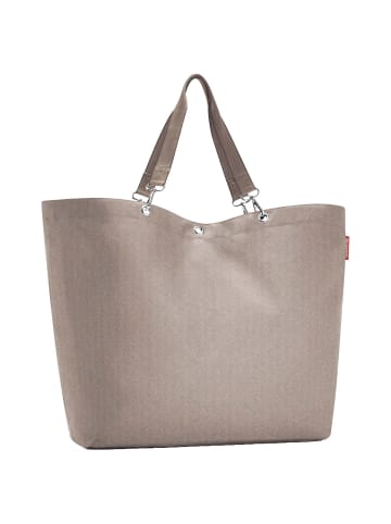 Reisenthel XL - Shopper 65 cm (summerstripes coffee) in herringbone mokka