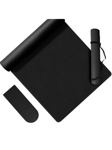 relaxdays Yogamatte in Schwarz - (B)68 x (H)0,5 x (T)183 cm