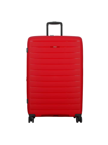 Jump Striper 4 Rollen Trolley 77 cm mit Dehnfalte in red