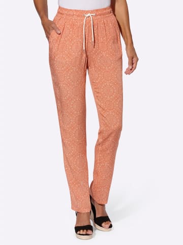 WITT WEIDEN Hose in papaya-champagner-bedruckt