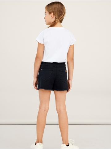 name it Jeanshorts in black denim