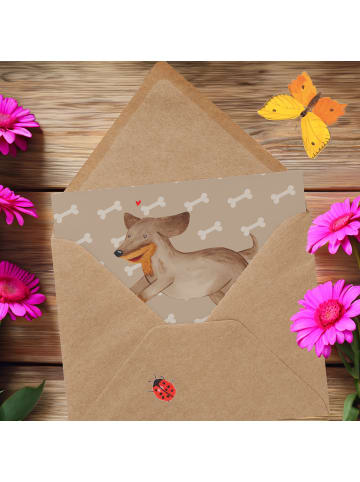 Mr. & Mrs. Panda Deluxe Karte Hund Dackel mit Spruch in Hundeglück