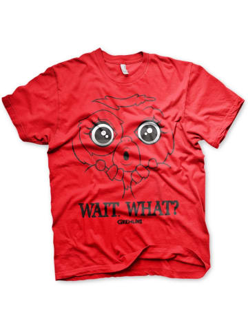 Gremlins T-Shirt "Wait. What? T-Shirt" in Rot