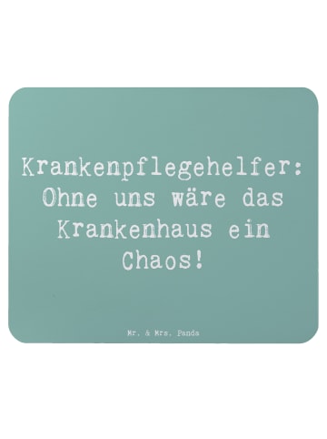 Mr. & Mrs. Panda Mouse Pad Spruch Krankenpflegehelfer Chaos mit ... in Meeresbrise