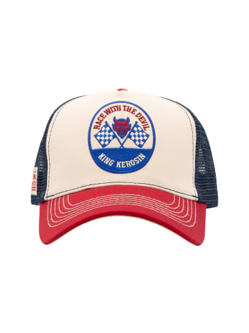 King Kerosin King Kerosin Trucker Cap Race with the devil in beige