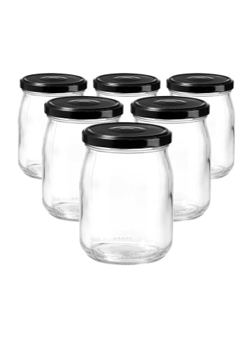 Ritzenhoff & Breker 6er Set Einmachgläser Kitchen Love 500 ml transparent in transparent