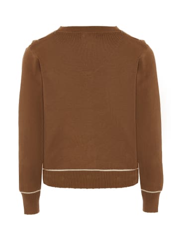 VIRITA Women Cardigan in Coffee