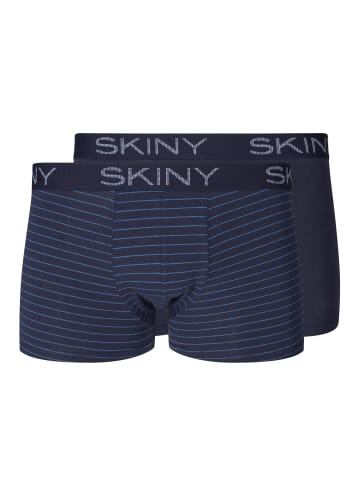 Skiny Boxershort 2er Pack in Blau